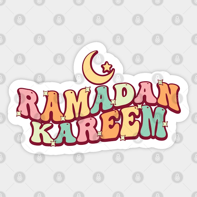 Ramadan Kareem Month of Islamic Fasting Sticker by ARMU66